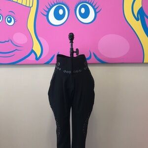 Givenchy Black Parachute Harem Pants